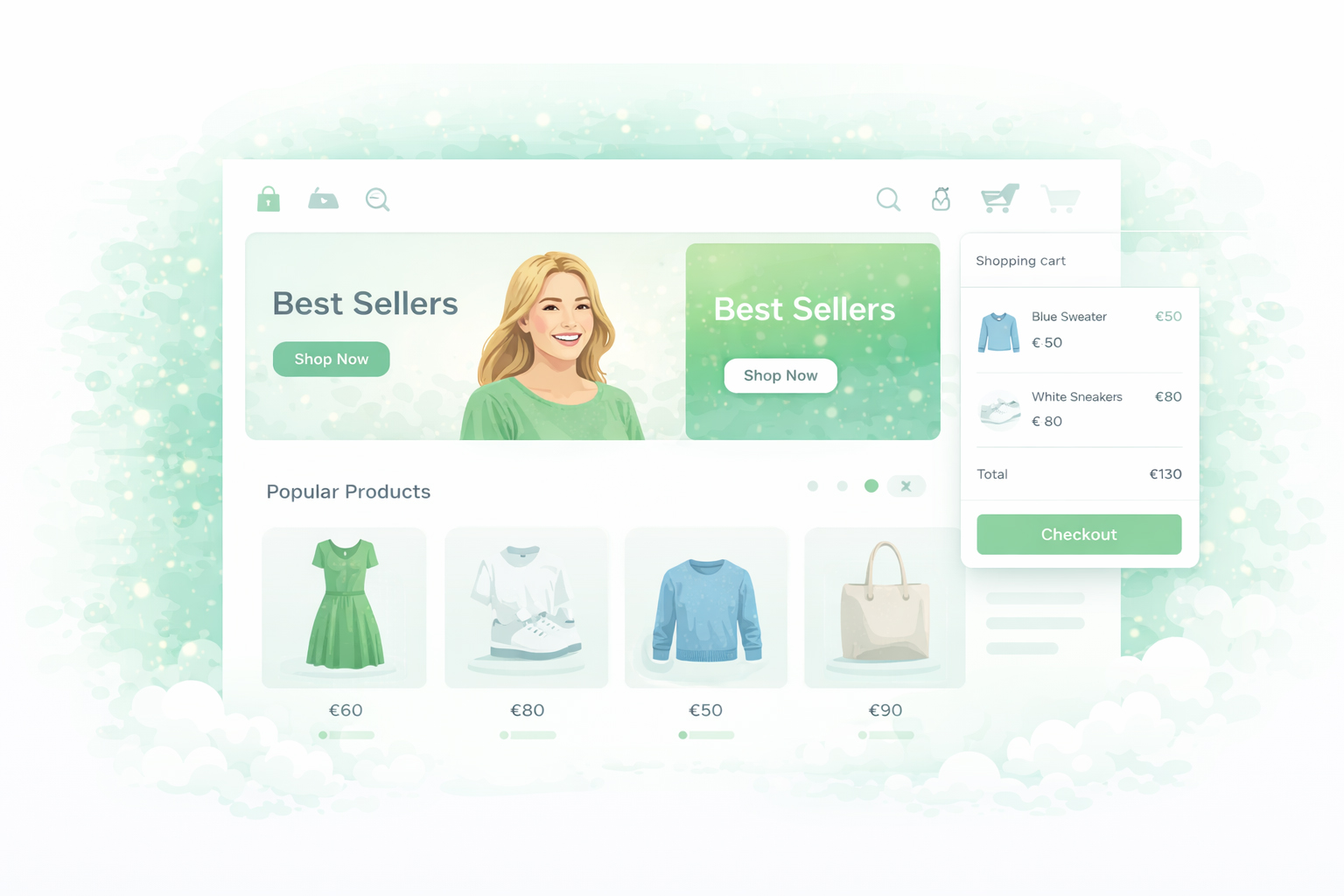 Webshop ontwikkeling visual